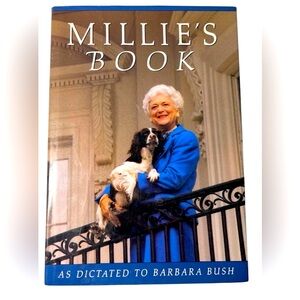 Vintage Hardcover “Millie’s Book” as Dictated to Barbara Bush. Published in 1990